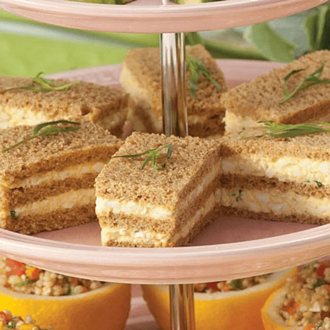 Tarragon-Egg Salad Finger Sandwiches