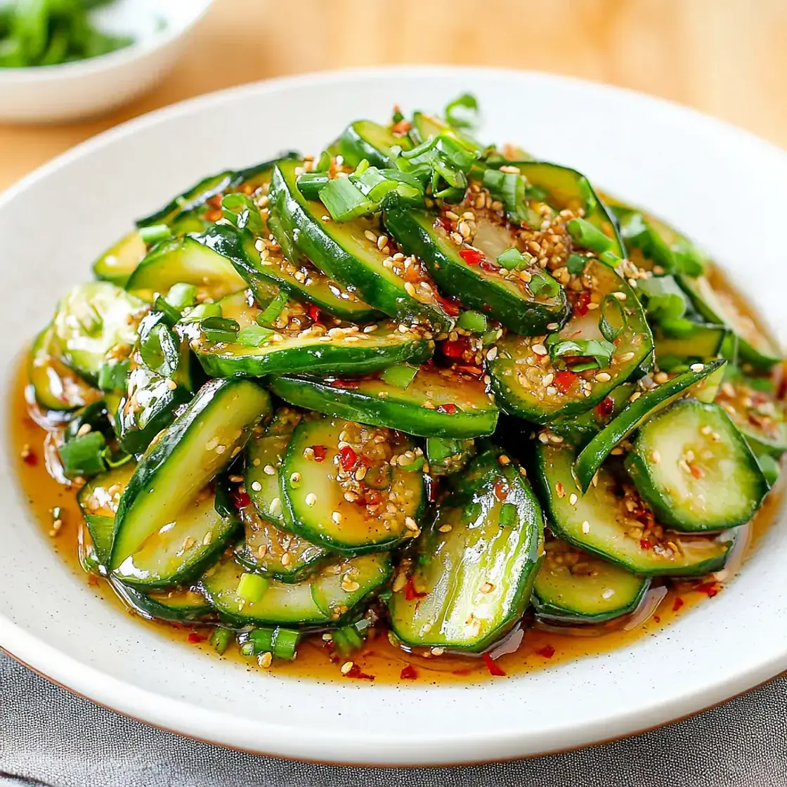 Asian Cucumber Salad TikTok Recipe Easy Fresh Dinner