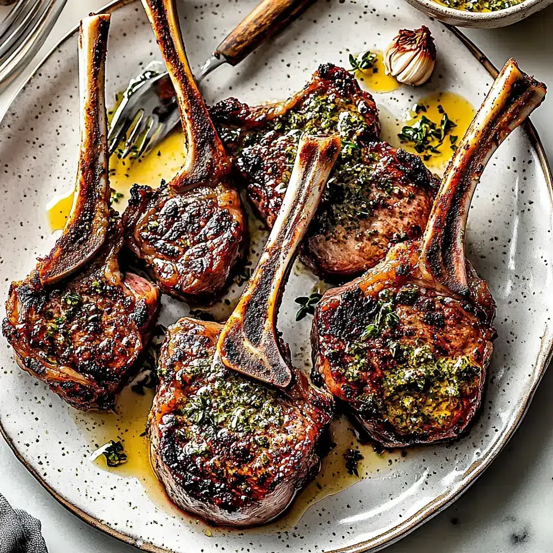 Easter Lamb Chops with Garlic Herb Butter Easy Weeknight Recipe