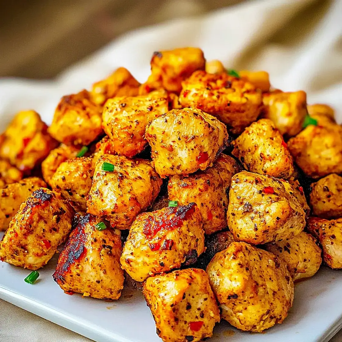 Air Fryer High Protein Chicken Bites Easy Weeknight Meal