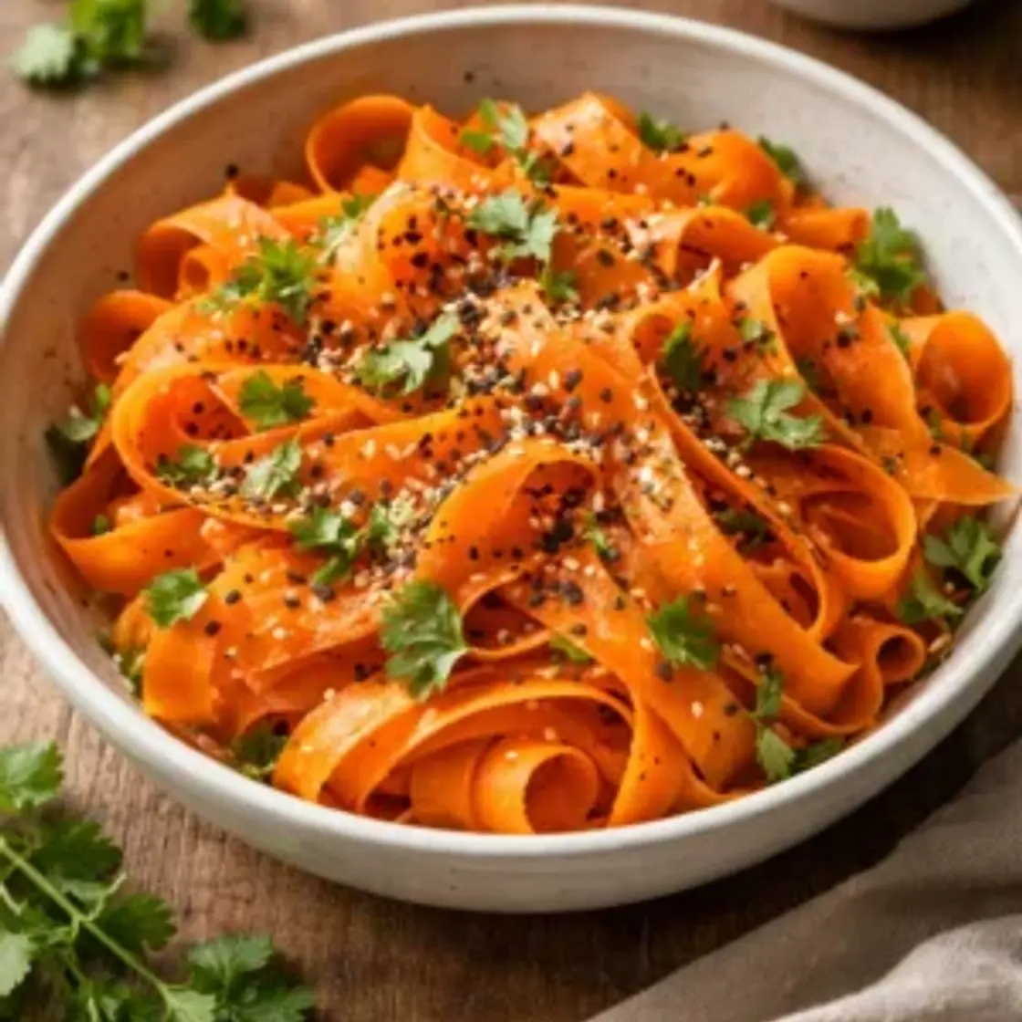 Crunchy Viral TikTok Carrot Salad