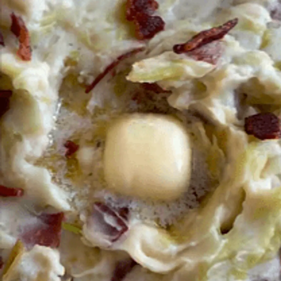 Irish Colcannon w Bacon