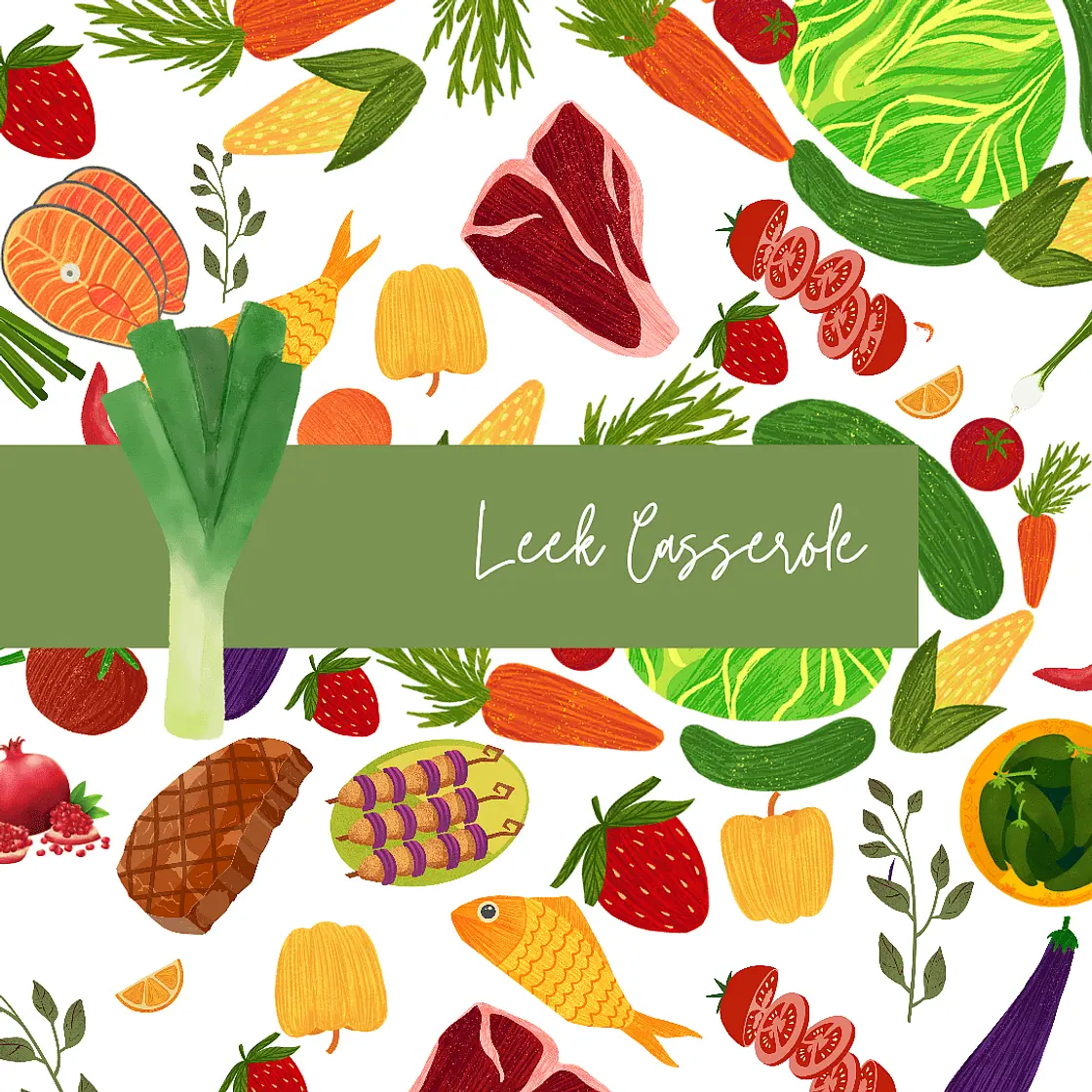 Sephardic Leek Casserole