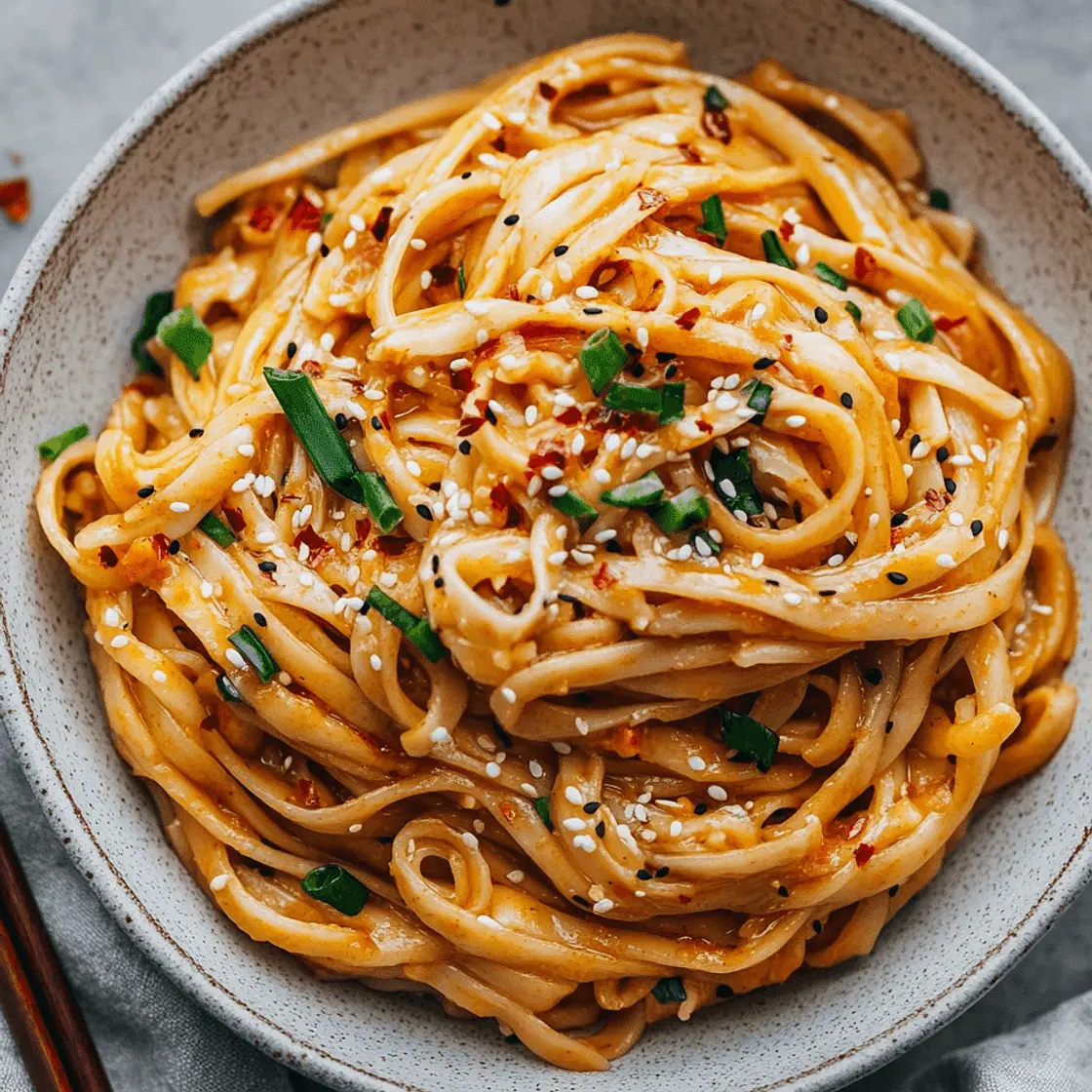 Spicy Sesame Garlic Noodles — Chompions