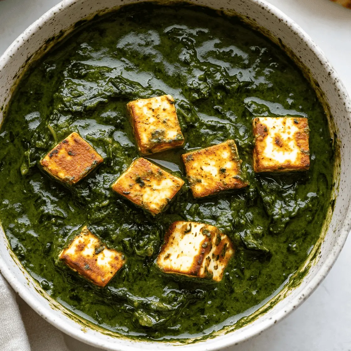 Creamy Homestyle Palak Paneer — Chompions
