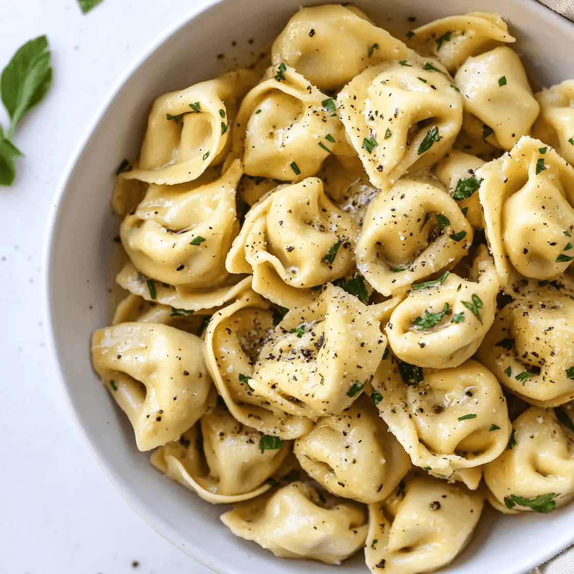 Garlic Herb Butter Tortellini — Chompions