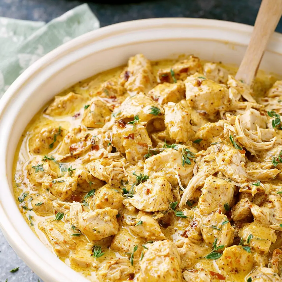 Slow Cooker Honey Mustard Chicken Recipe