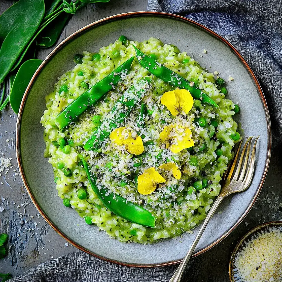 Spring Pea Risotto Easy Fresh Dinner for Busy Nights