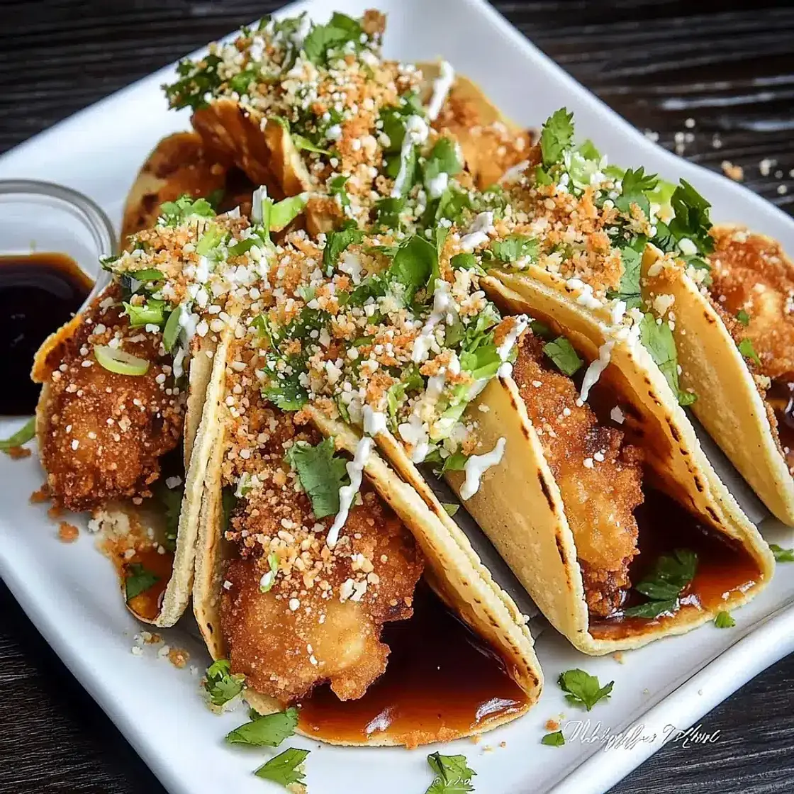 Crispy Chicken Wonton Tacos Easy Weeknight Dinner