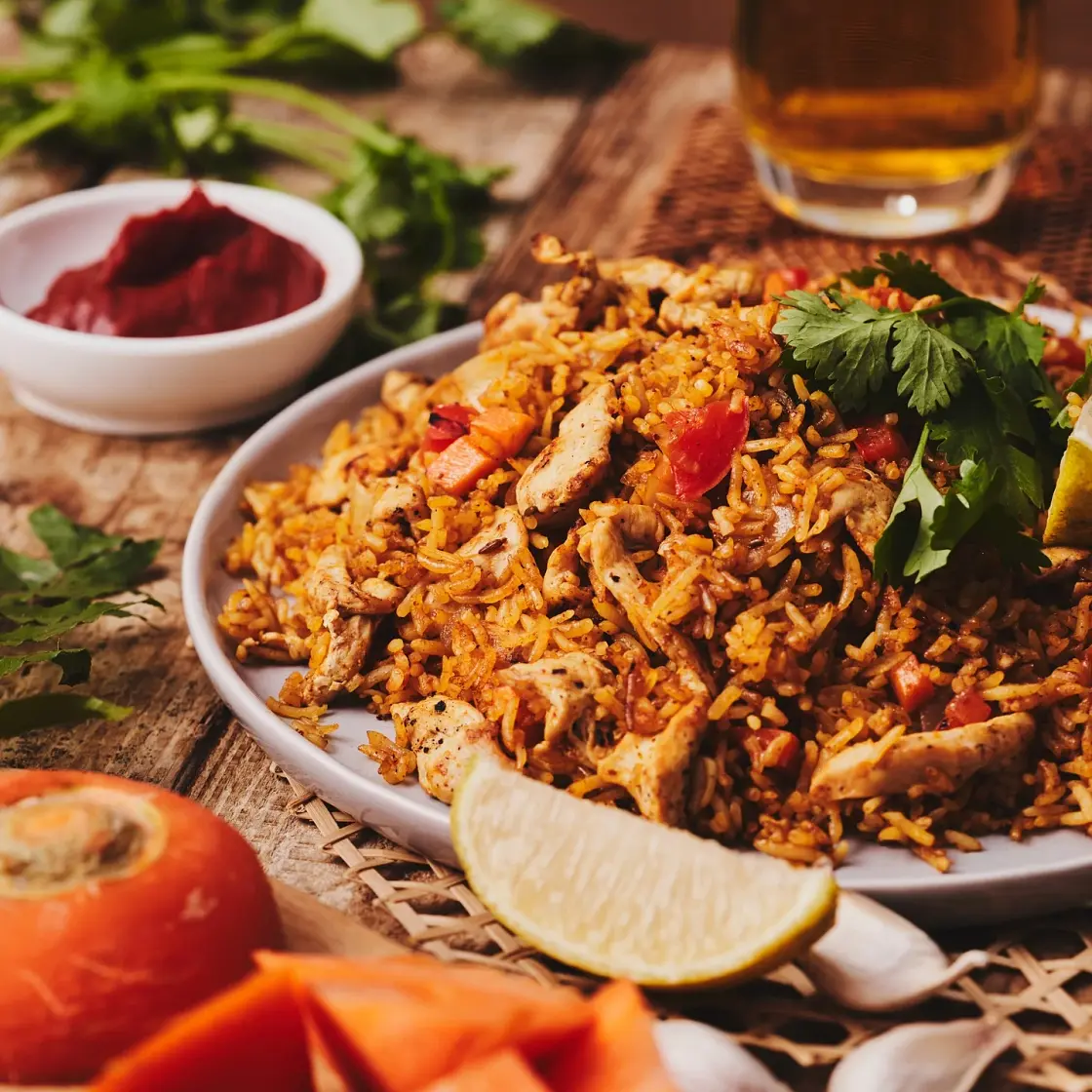 Spiced Mauritian fried rice
