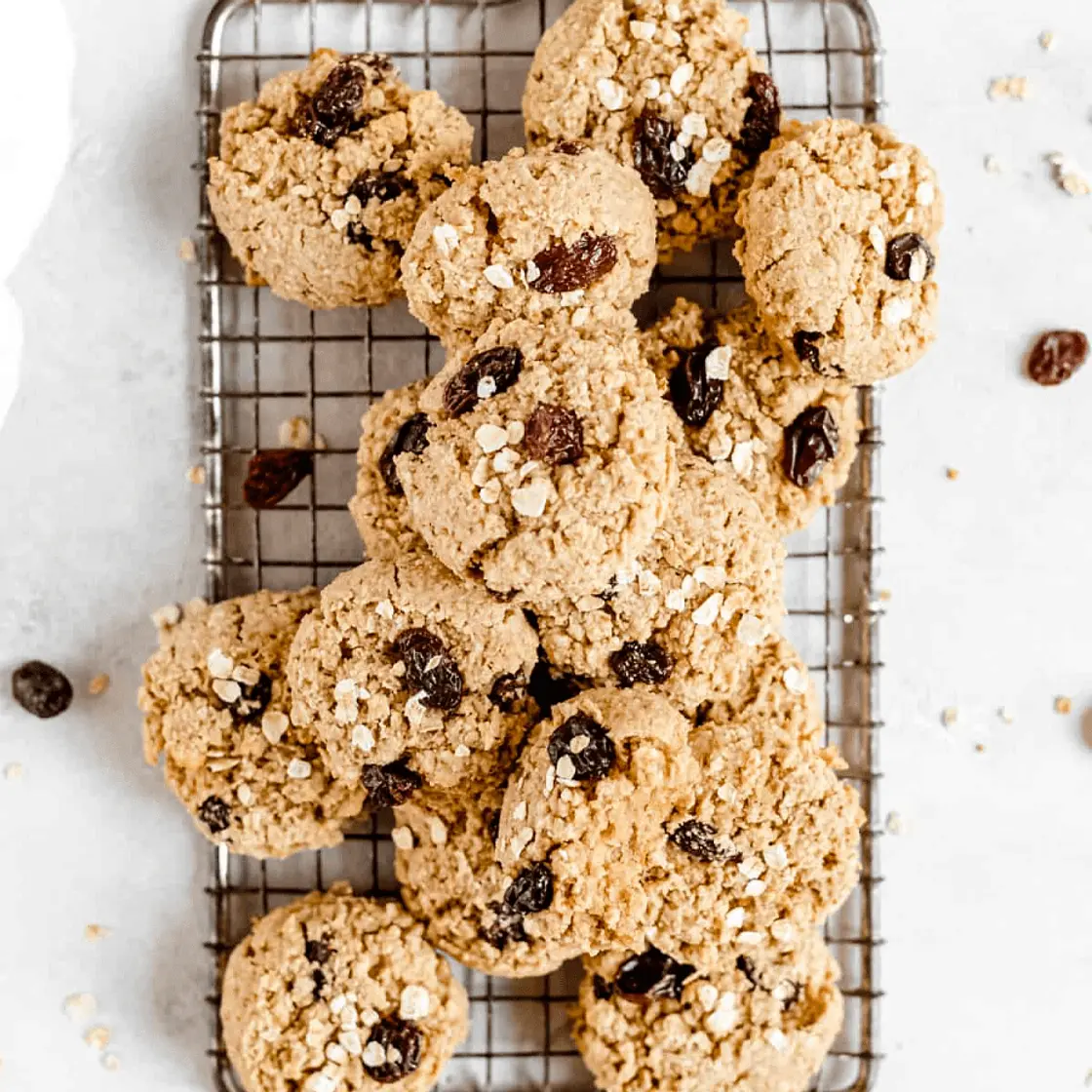Gluten-Free Chewy Oatmeal Raisin Cookies