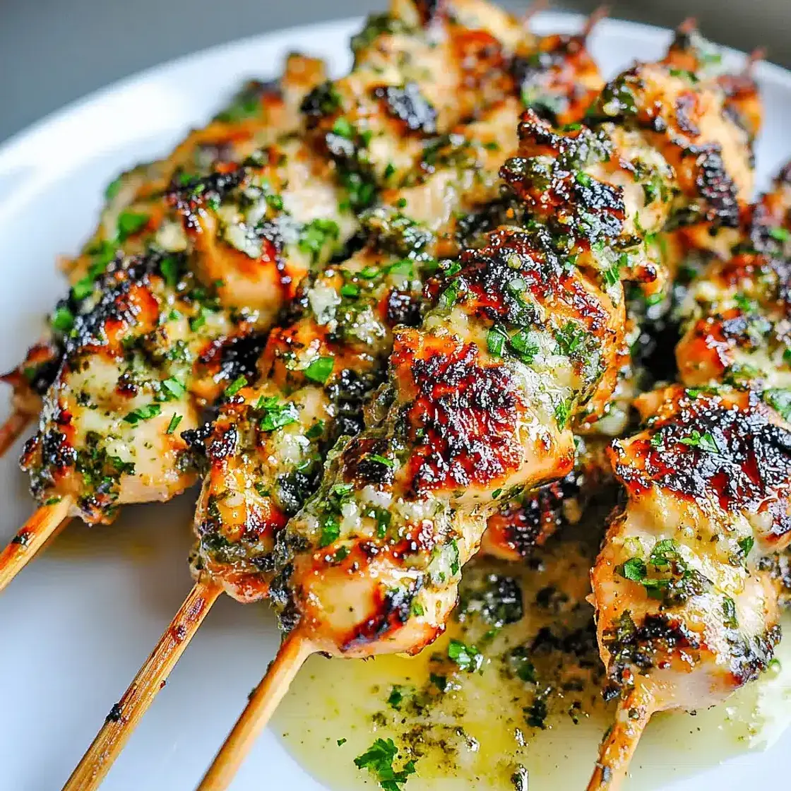 Ranch Garlic Parmesan Chicken Skewers Easy Weeknight Dinner