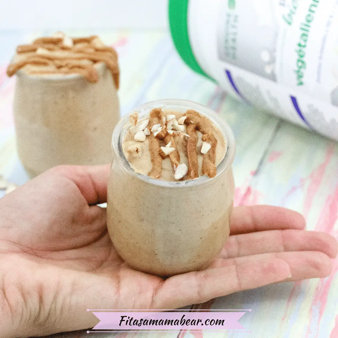 Salted Caramel Protein Fluff (Vegan)