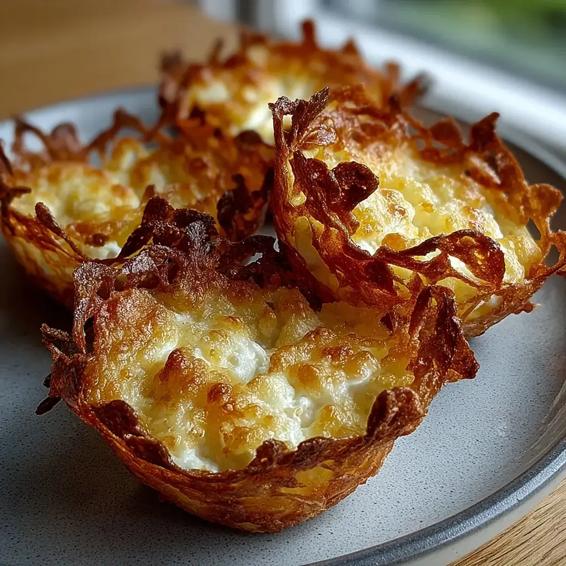 Cottage Cheese Fry Nests — Zero-Potato Crisp Pull