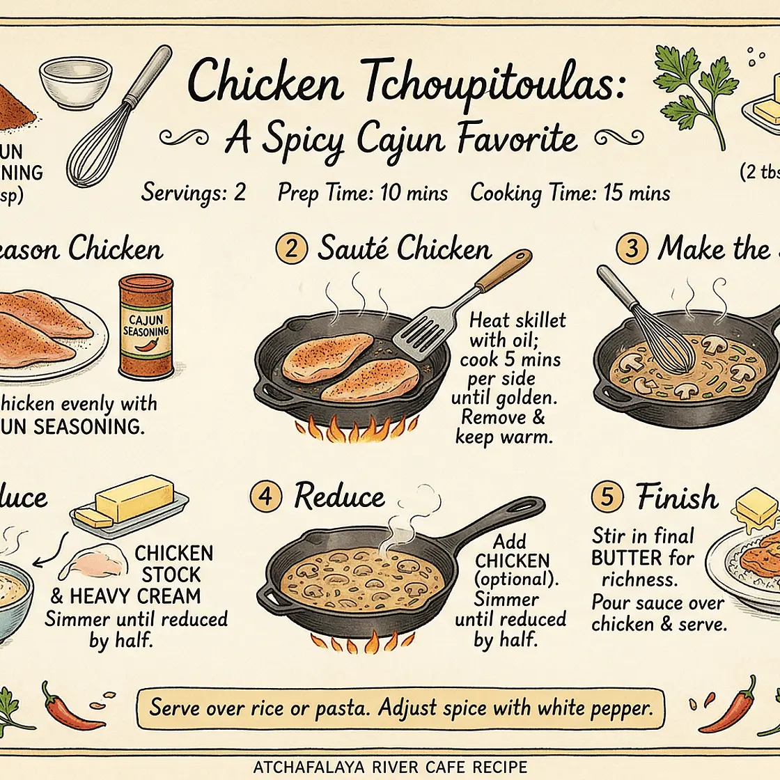 Chicken Tchoupitoulas