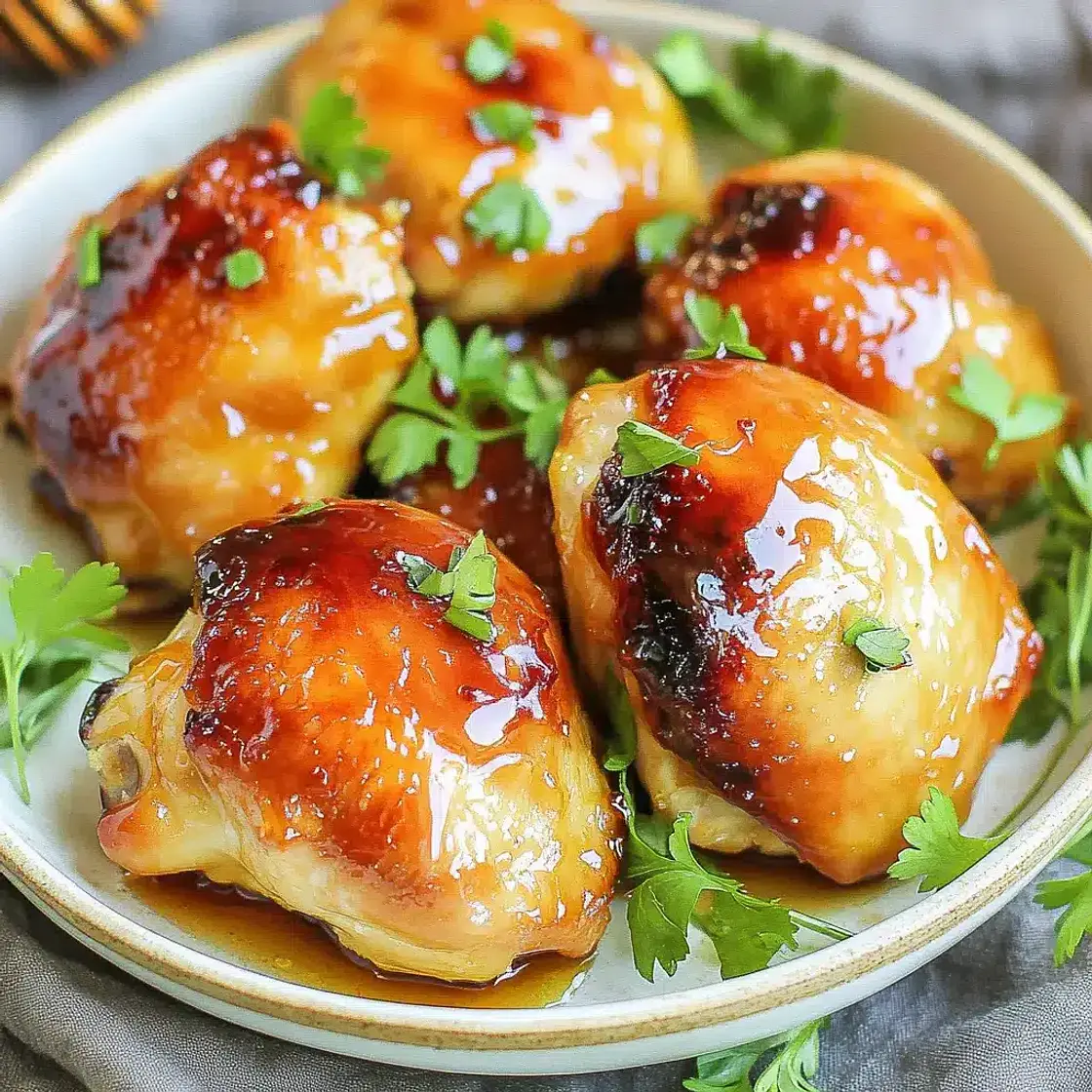 Air Fryer Easter Chicken Thighs Honey Glazed Easy Weeknight Dinner