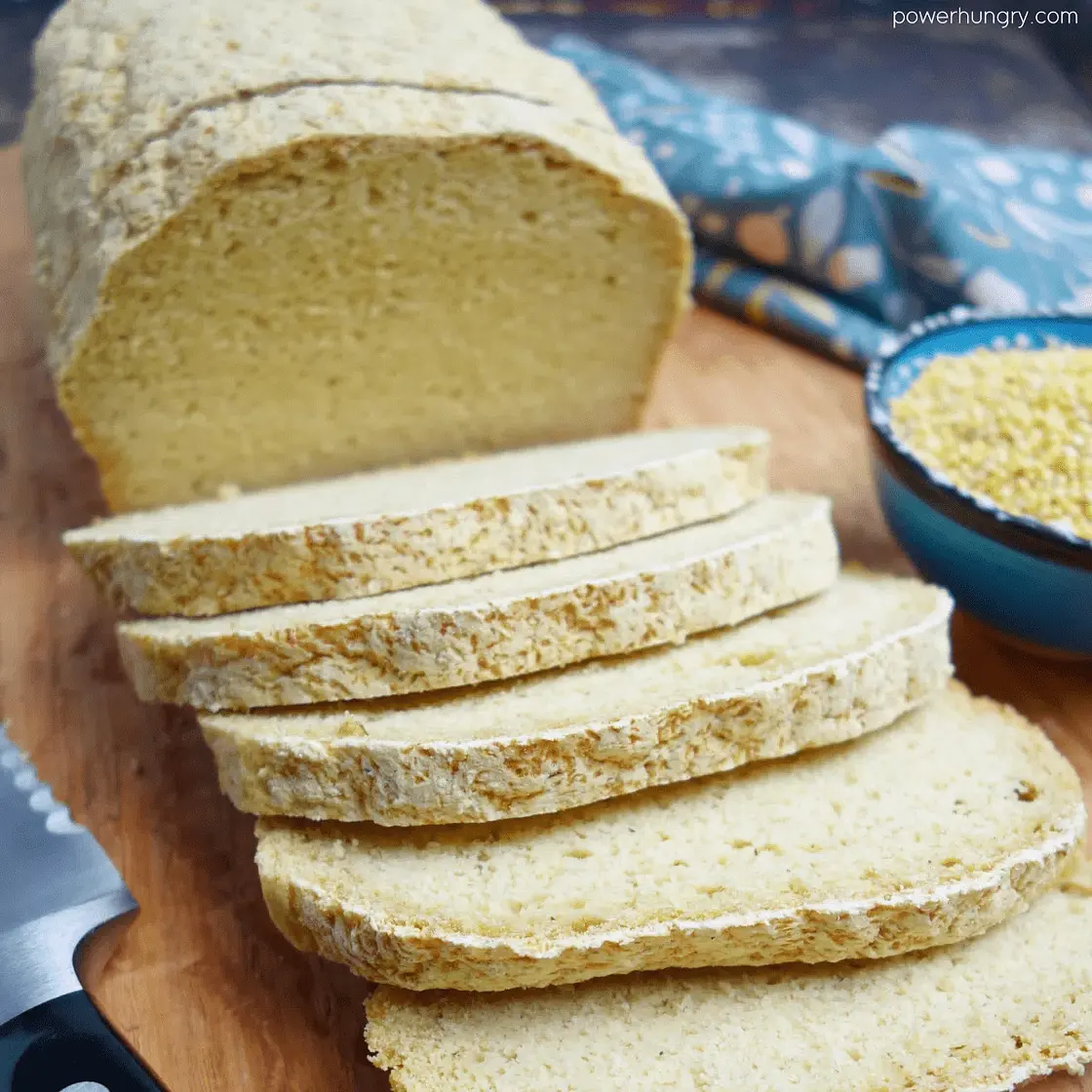 100% Millet Sandwich Bread {vegan, gluten-free, no yeast}