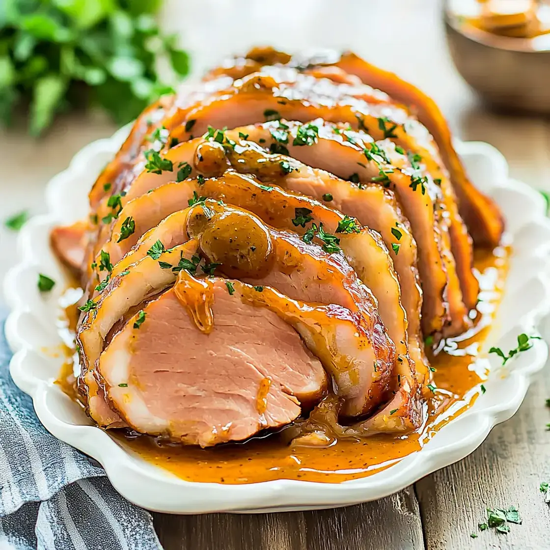 Slow Cooker Easter Ham Honey Mustard Easy Weeknight Dinner