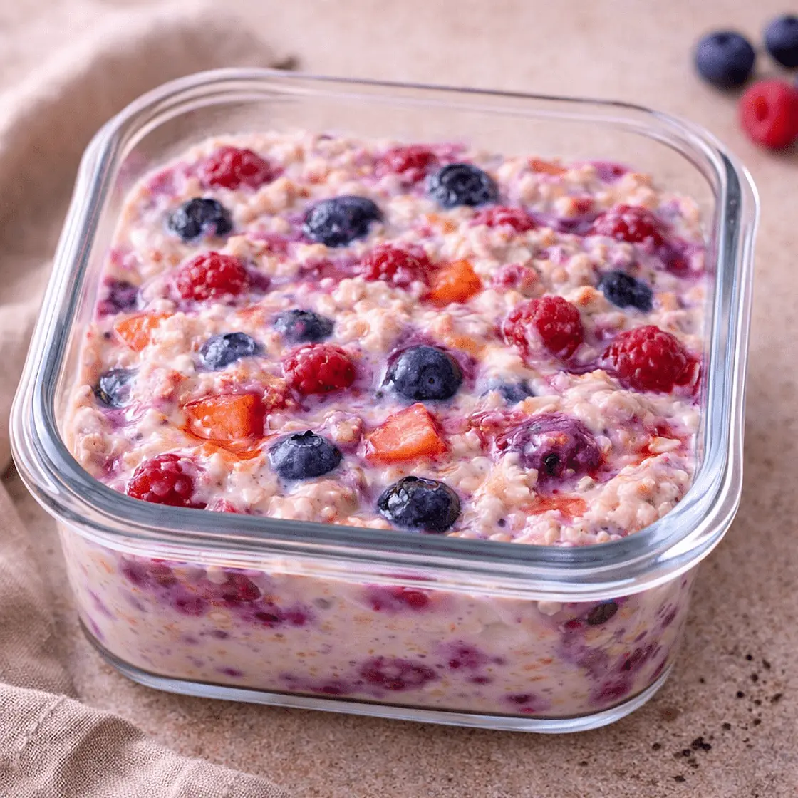 Overnight Oats | Summer Berries