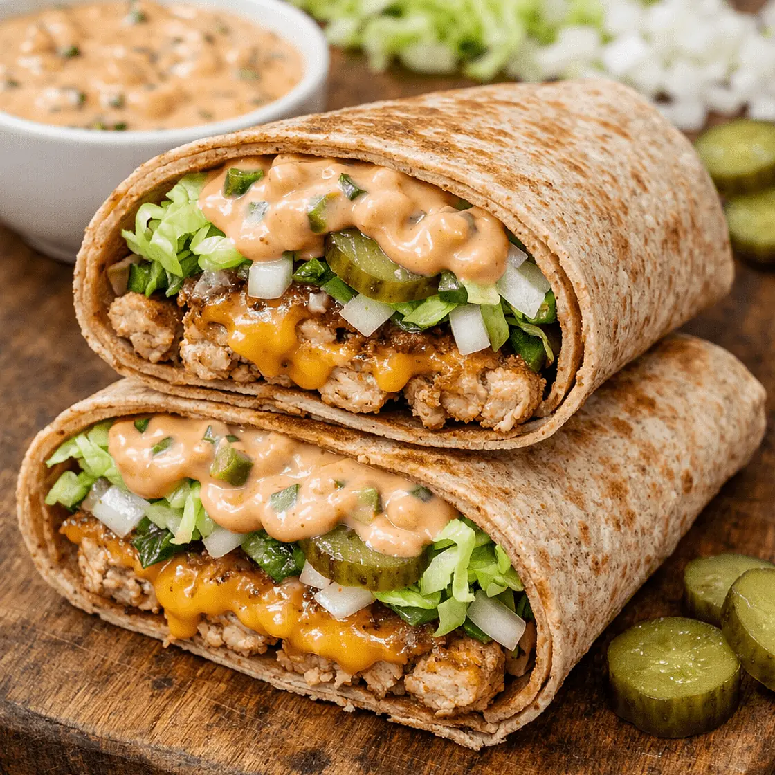 Big Mac Protein Wrap