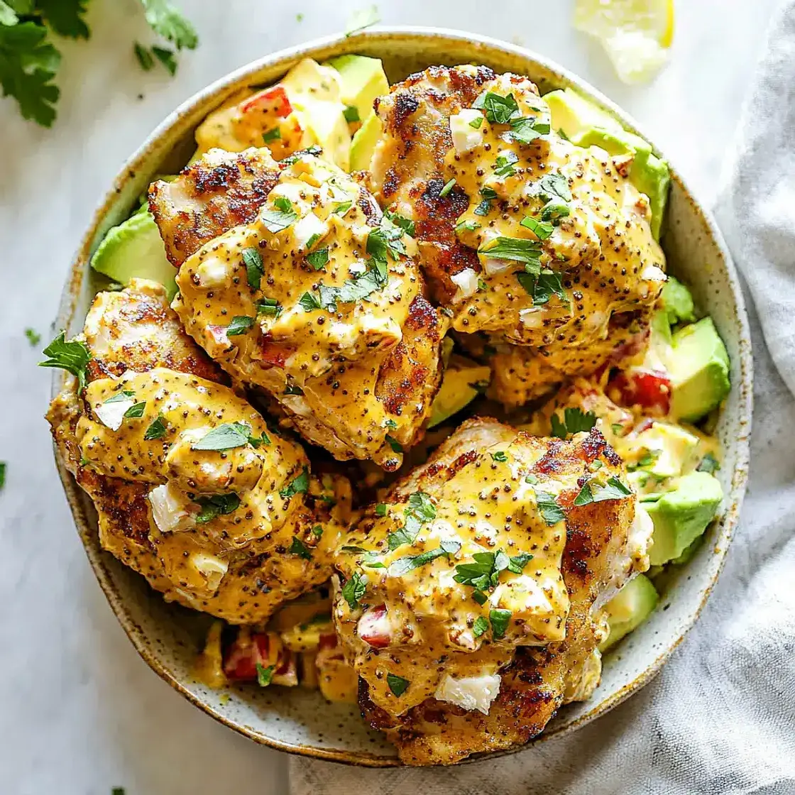 Honey Mustard Pretzel Chicken Bowls Satisfying Easy Dinner