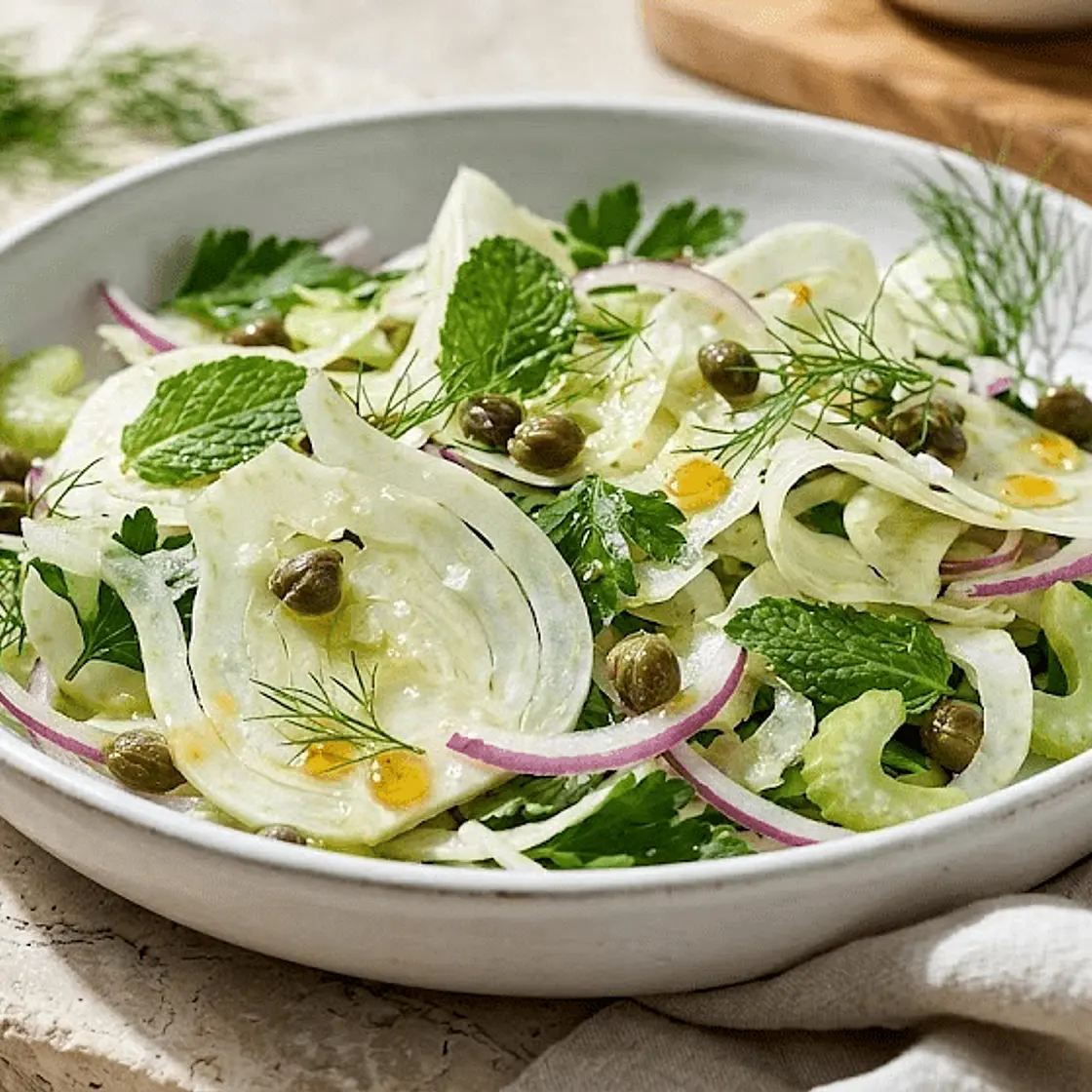 Shaved Fennel & Herb Salad