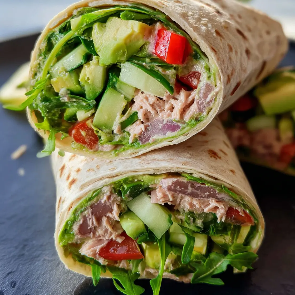 Tuna Avocado Wrap Recipe for Healthy Lunch