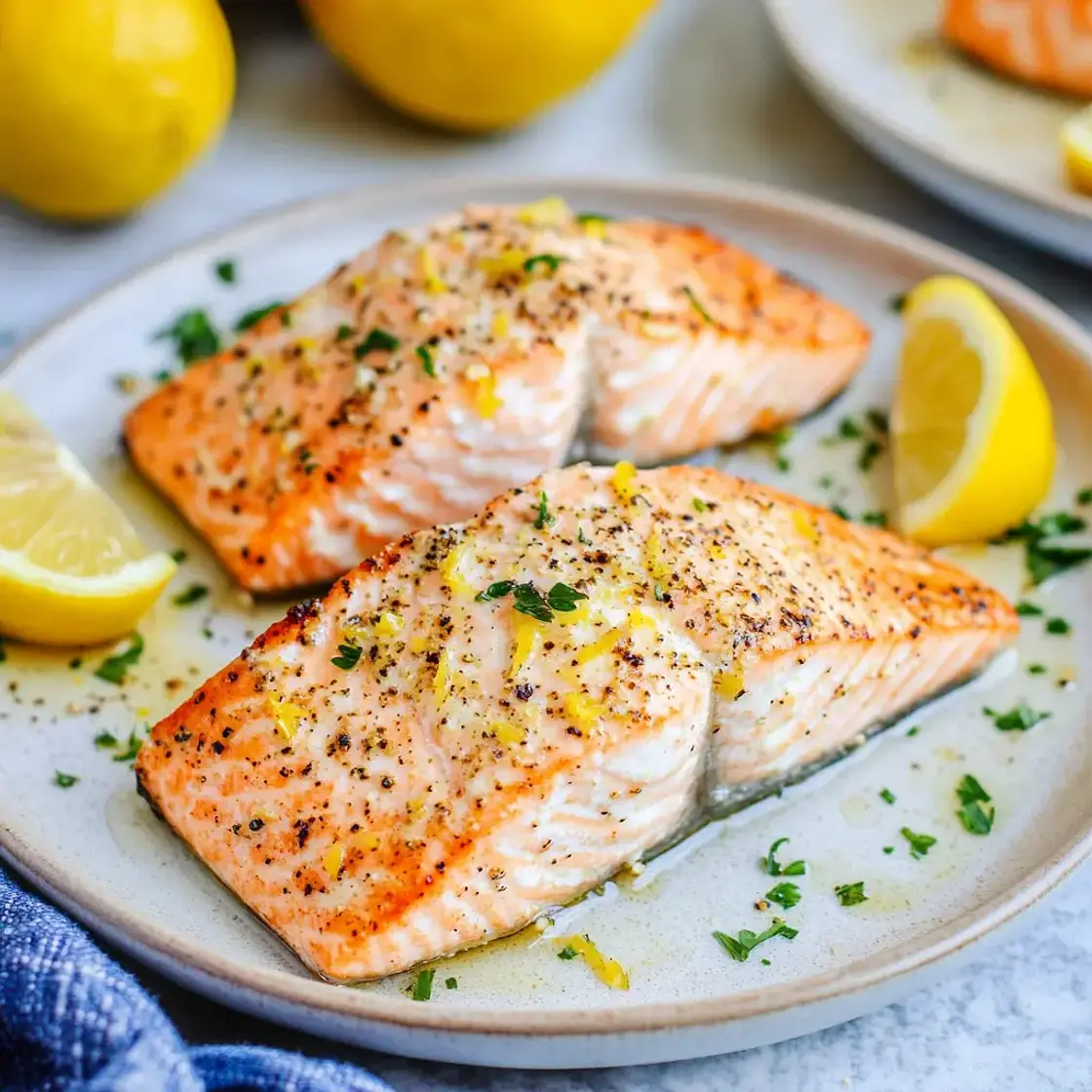 Air Fryer Salmon Lemon Garlic Tempting Easy Weeknight Win
