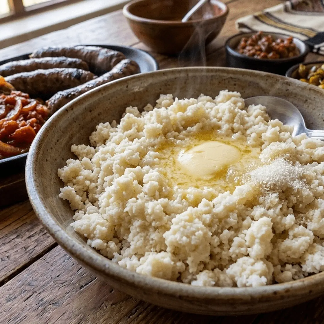 Mieliepap (Maize porridge)