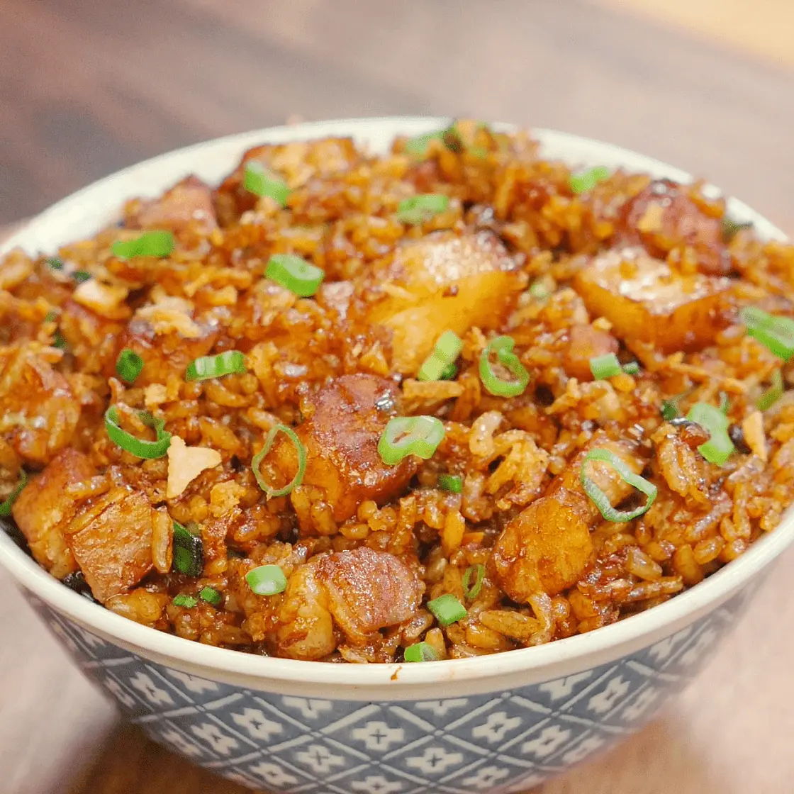 Garlic Pork Belly Fried Rice