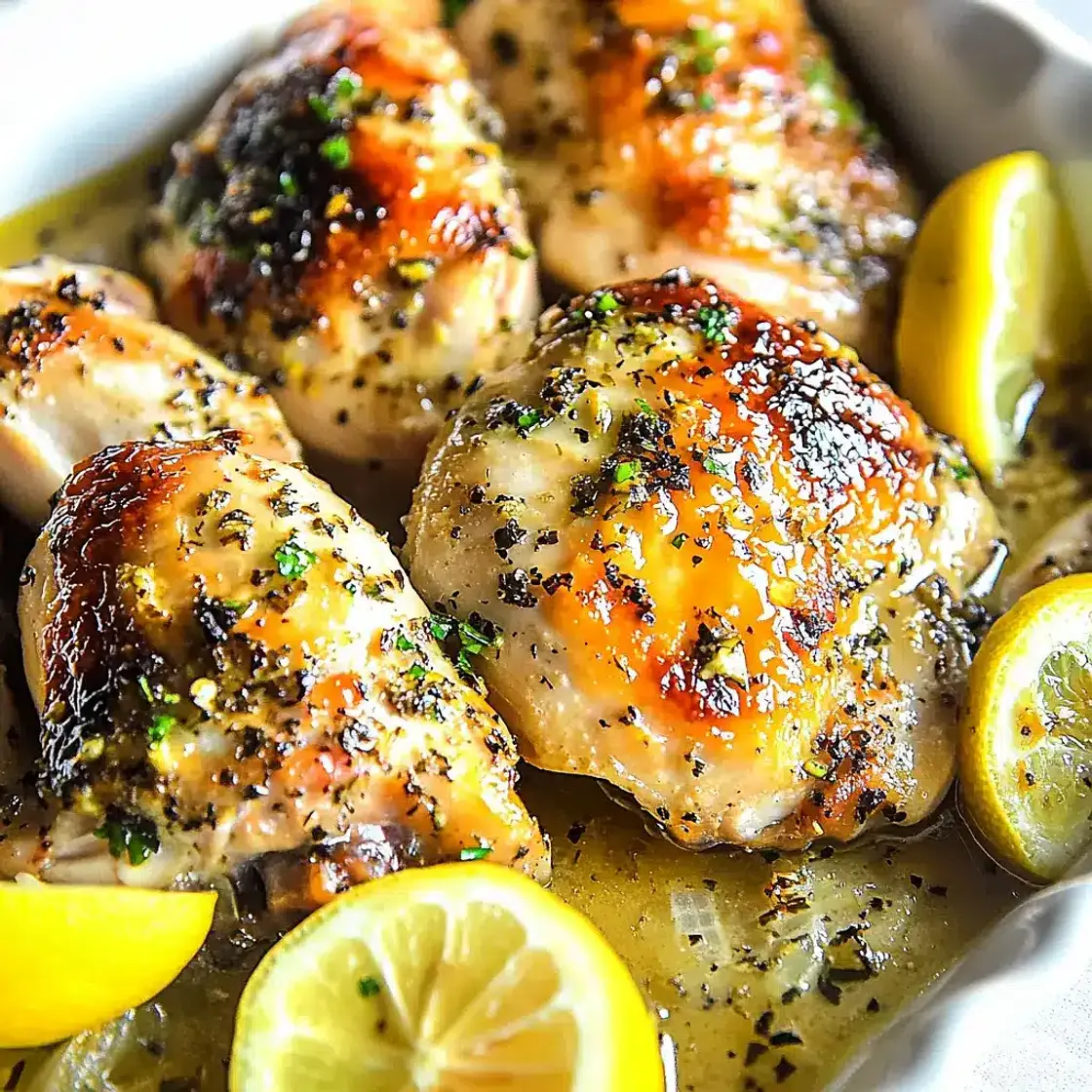 Baked Chicken Breast Lemon Garlic Cozy Perfect Weeknight Meal