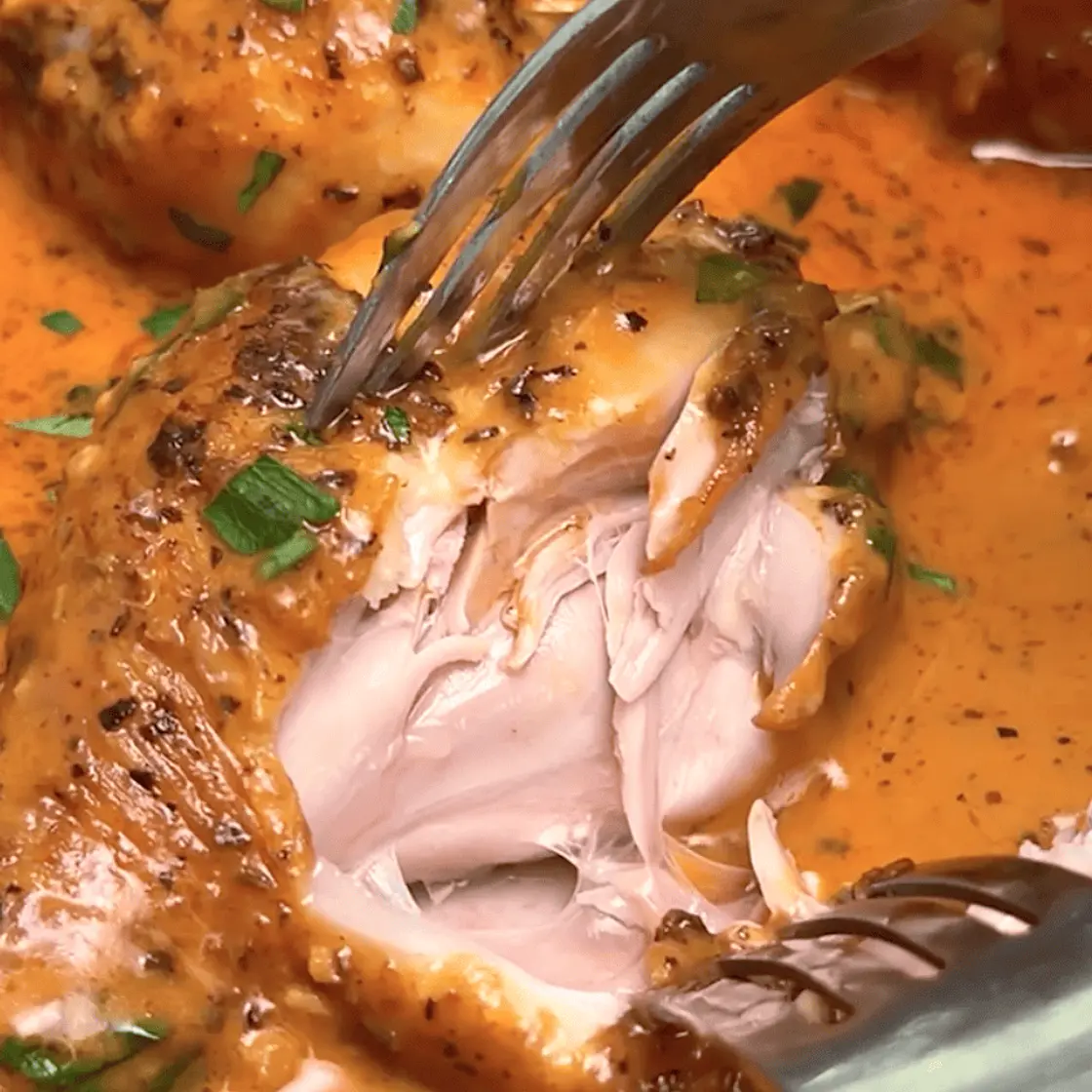 Creamy Baked Chicken Legs