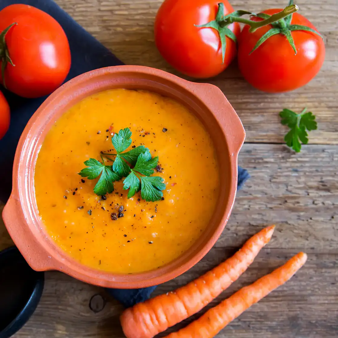 Velouté tomates carottes