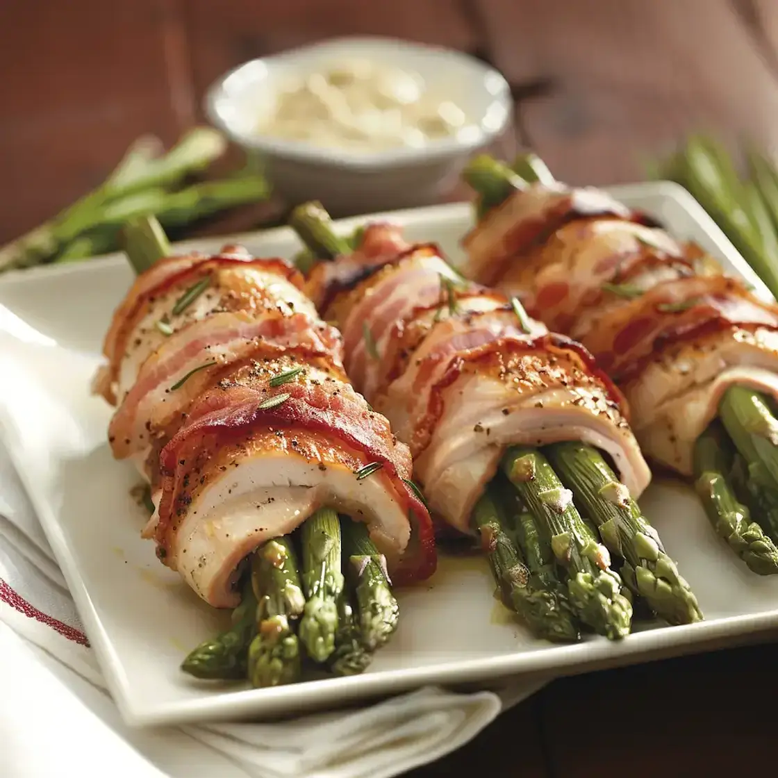 Turkey and Asparagus Bundles