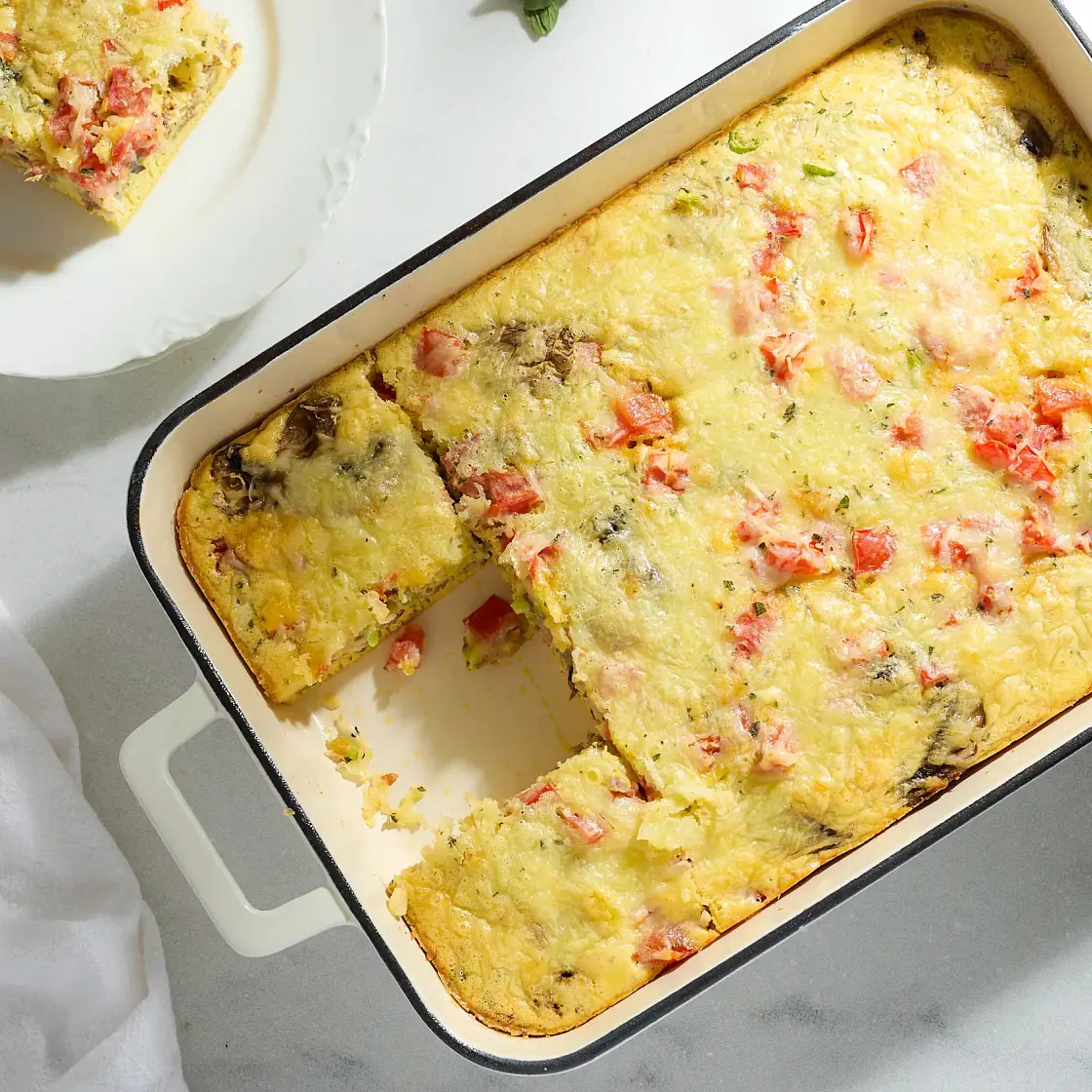 Cheesy Sausage and Egg Bake