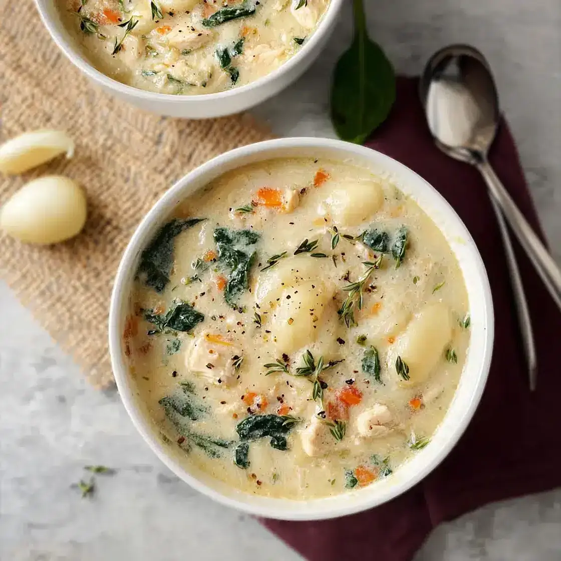 Creamy Chicken and Gnocchi Soup Made Cozy and Delicious