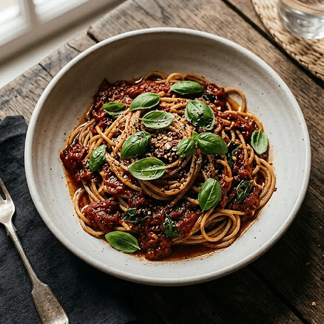 Roasted Tomato Garlic Butter Pasta