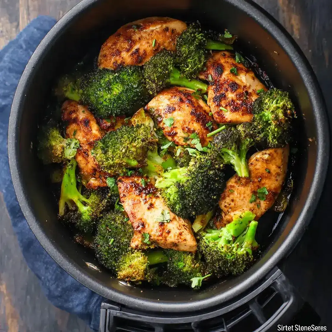 Air Fryer Chicken and Broccoli Recipe Made Crispy Perfect