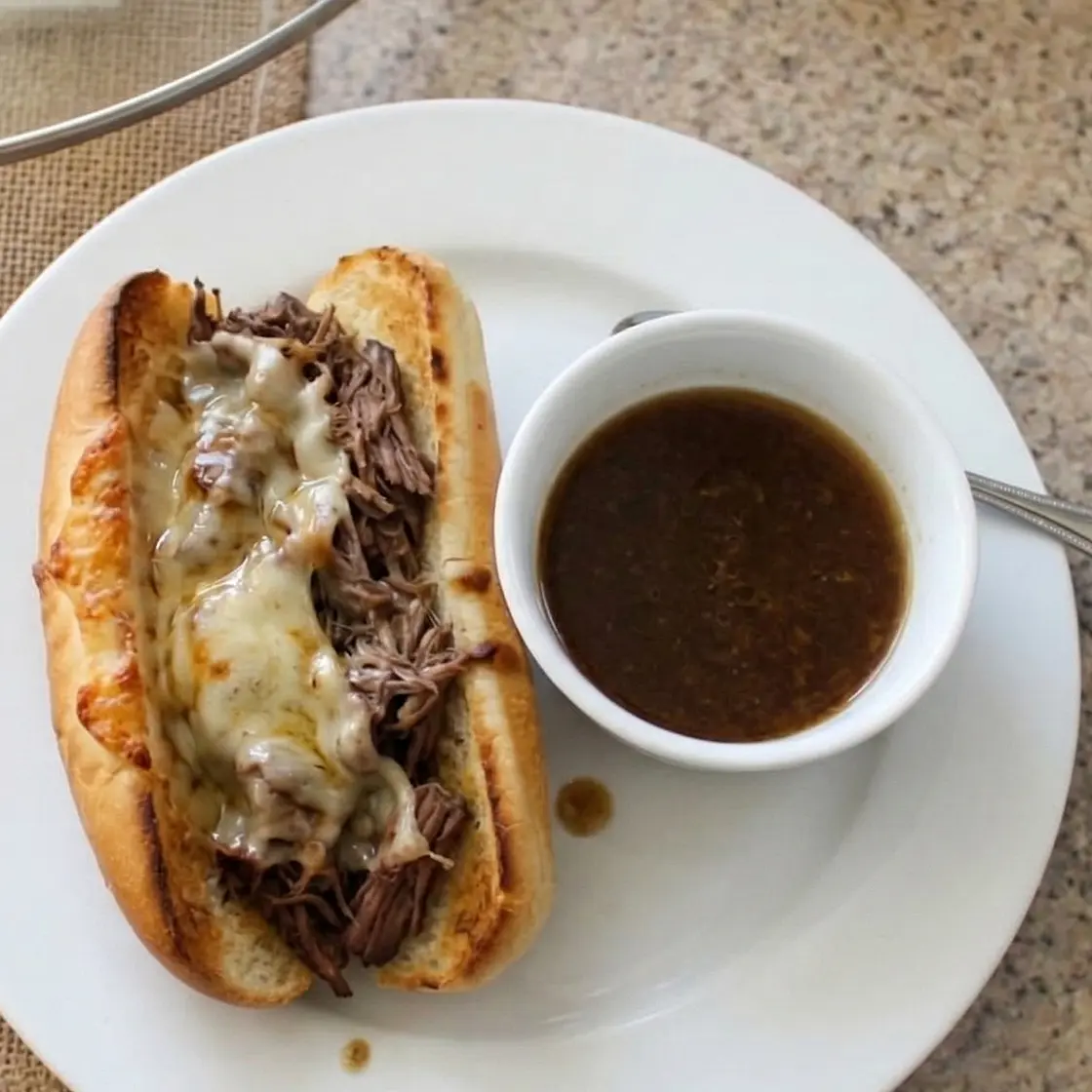 Crock Pot French Dip Sandwiches