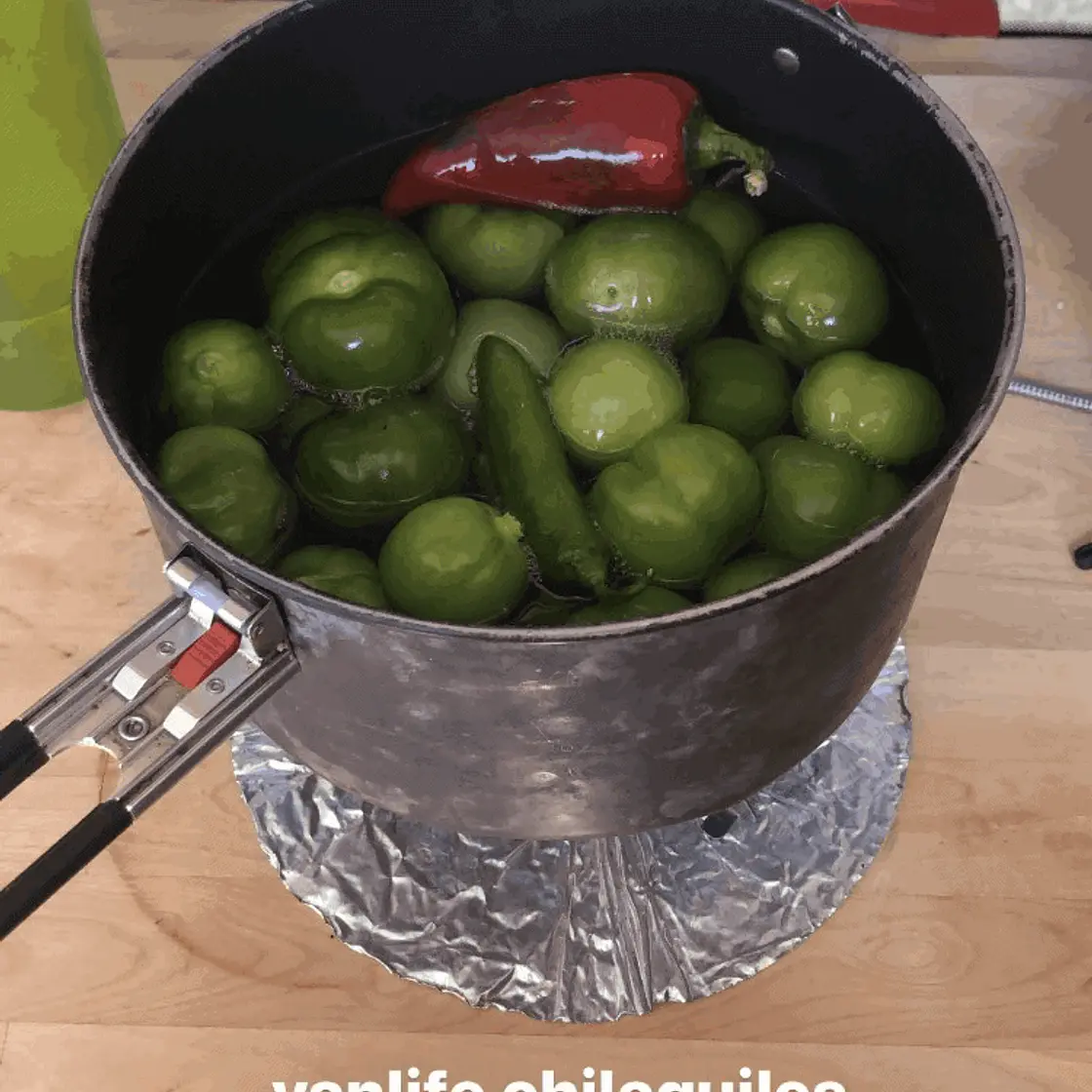 Chilaquiles with Homemade Salsa Verde