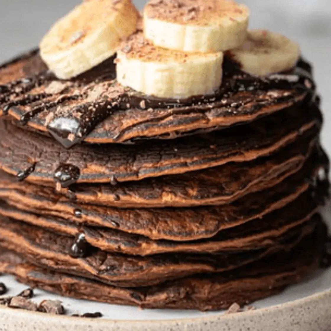 Chocolate Protein Pancakes