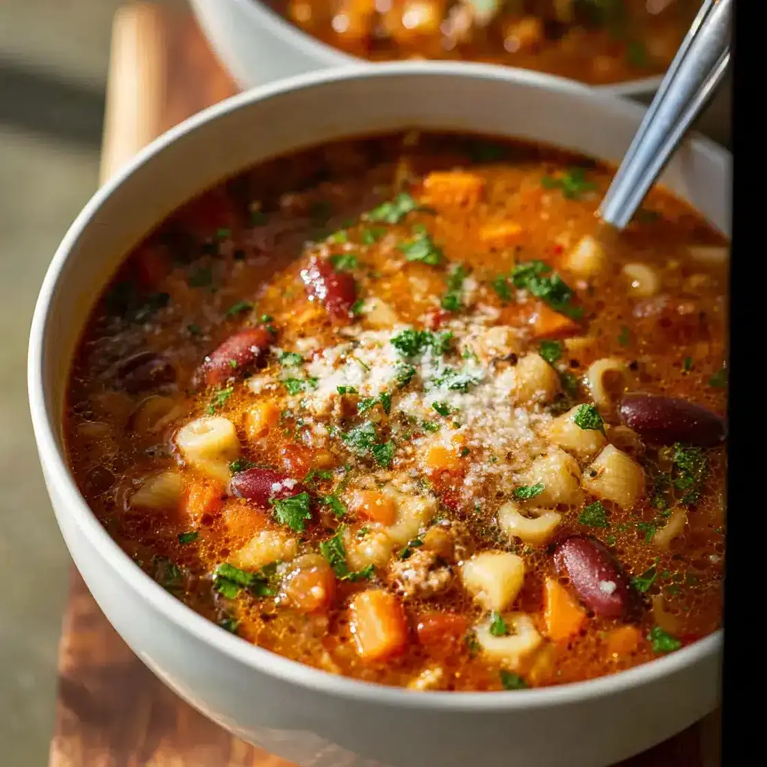 Copycat Olive Garden Pasta e Fagioli Soup Cozy Recipe Easy