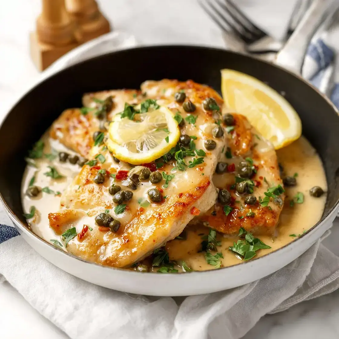 Copycat Olive Garden Lemon Chicken Piccata Recipe So Satisfying