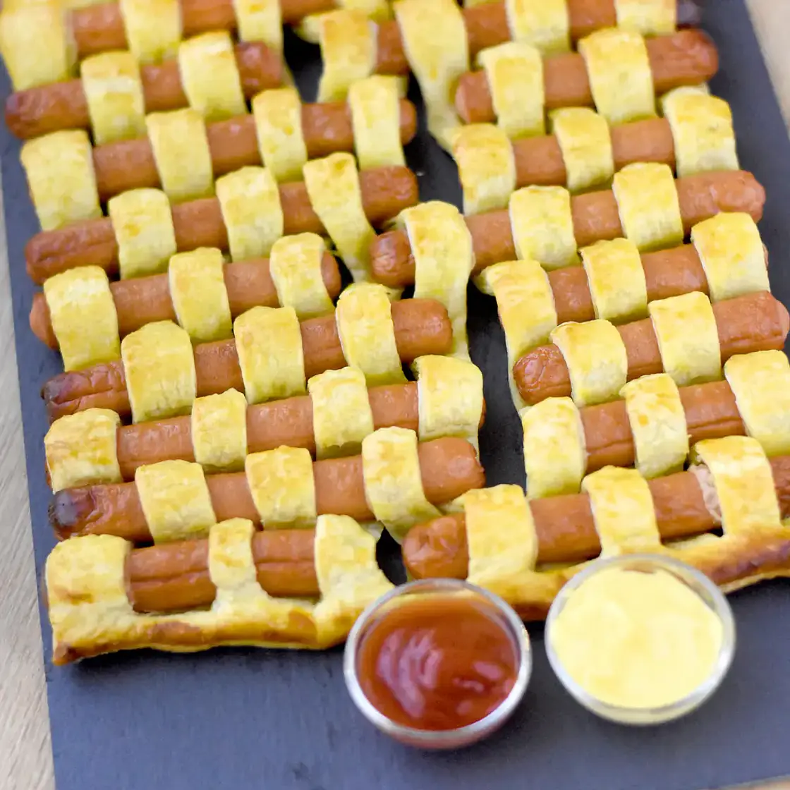 Damier feuilleté de knacki