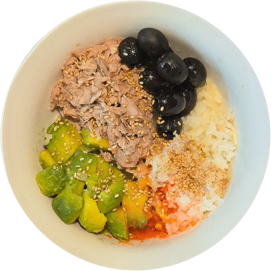 Poke de atún y aguacate