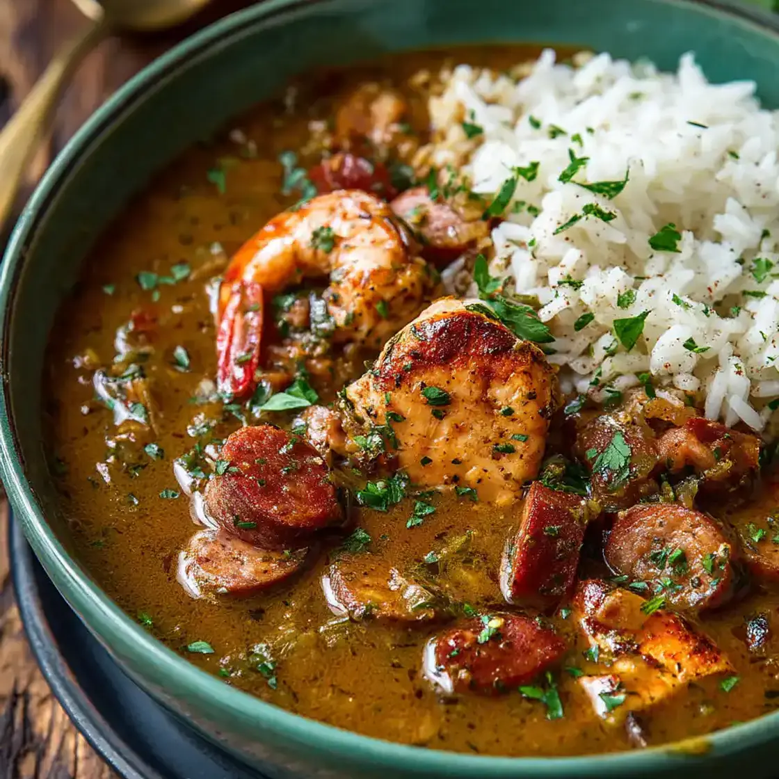 Cajun Chicken and Sausage Gumbo