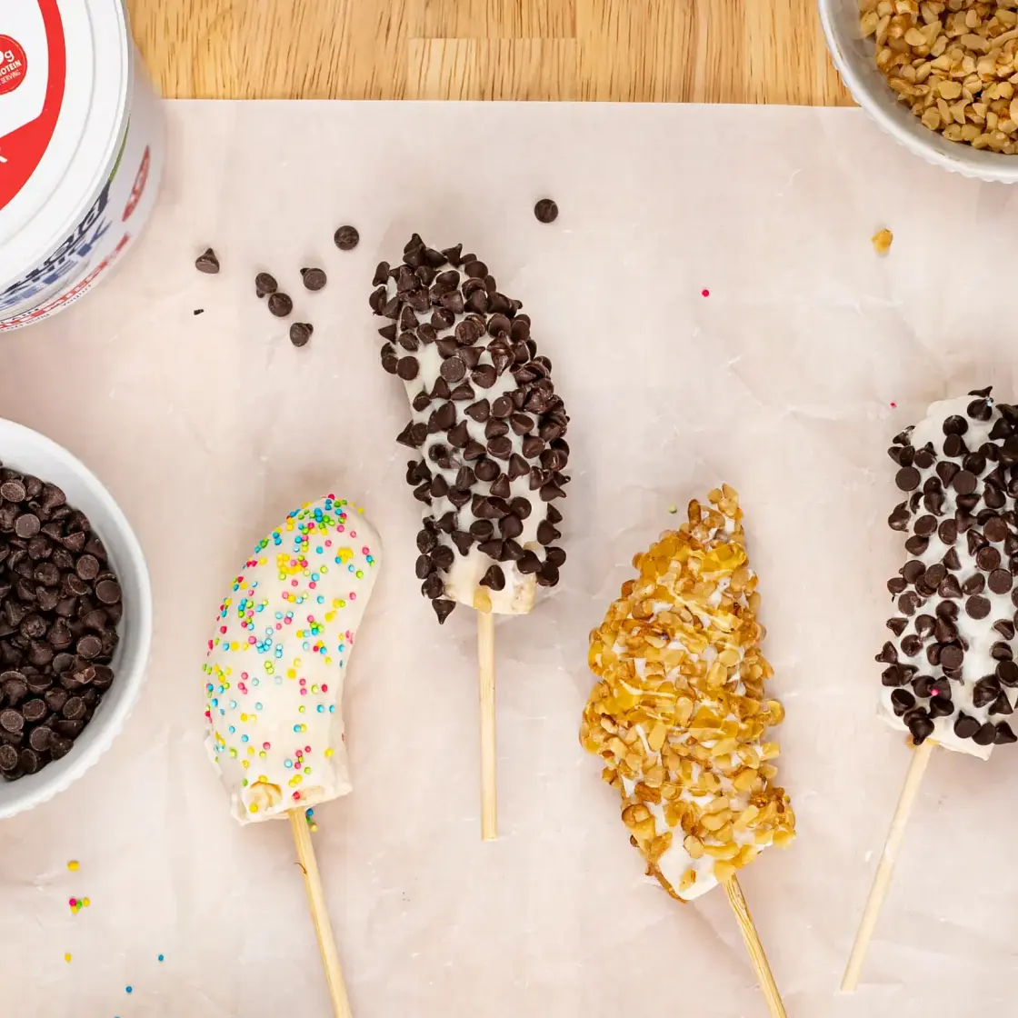 Banana Pops - Stonyfield