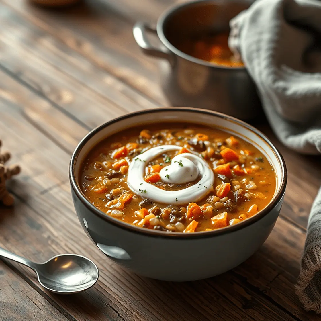 Nourishing Lentil Soup with Greek Yogurt (for When You Just Want to Feel Human Again)