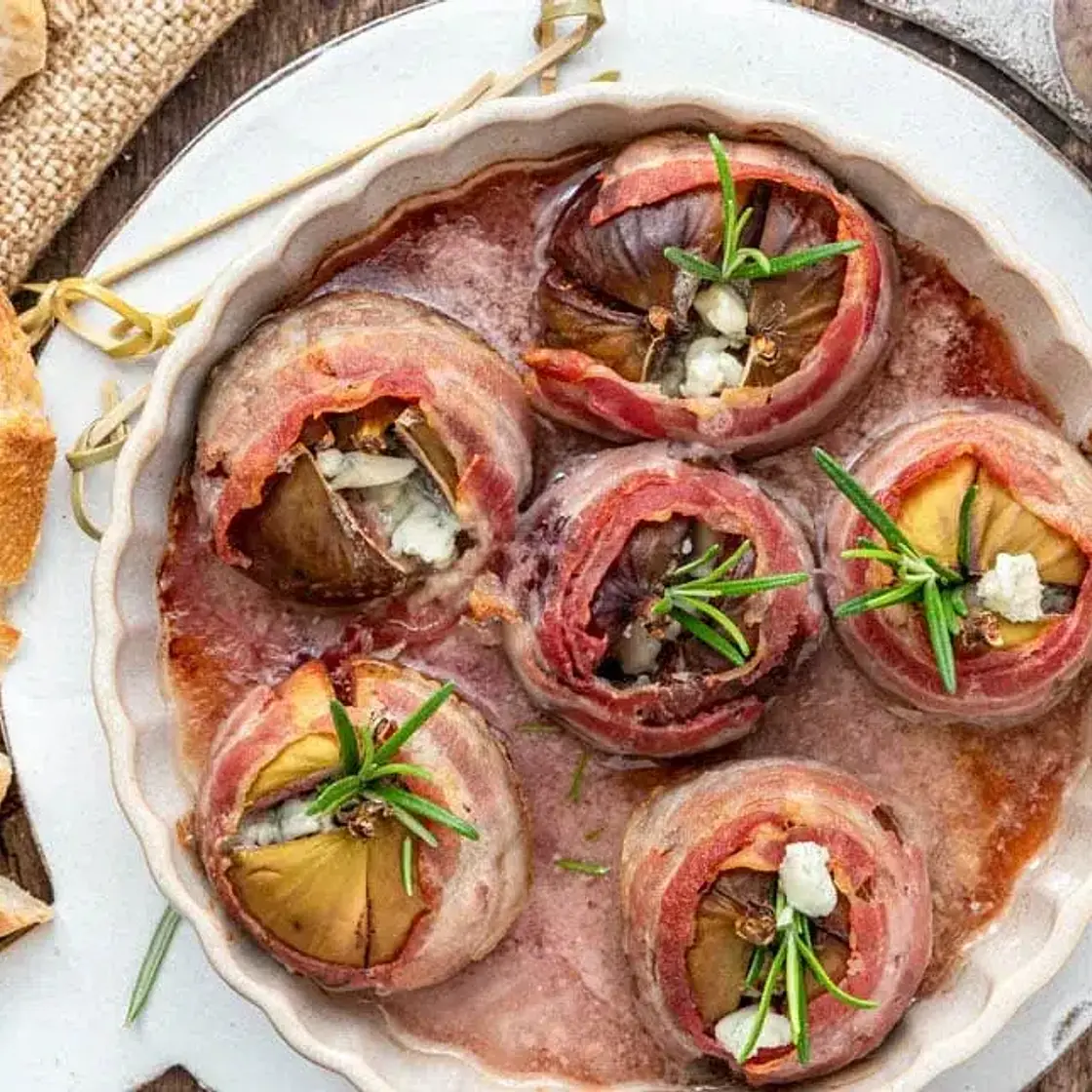 Gefüllte Feigen im Speckmantel - schnelle Tapas