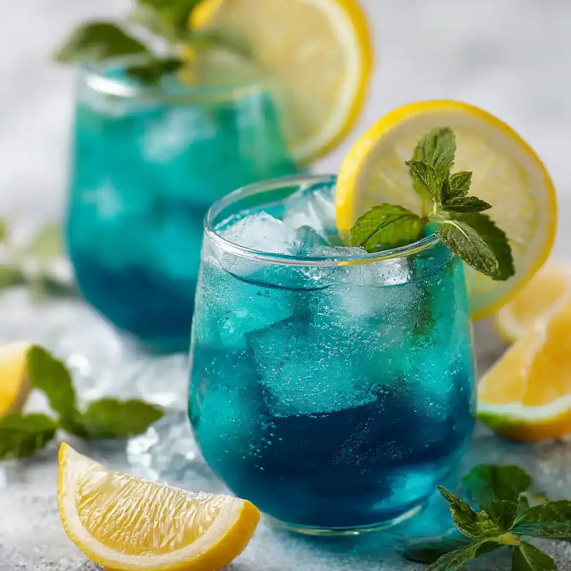 Mermaid Blue Spirulina Lemonade